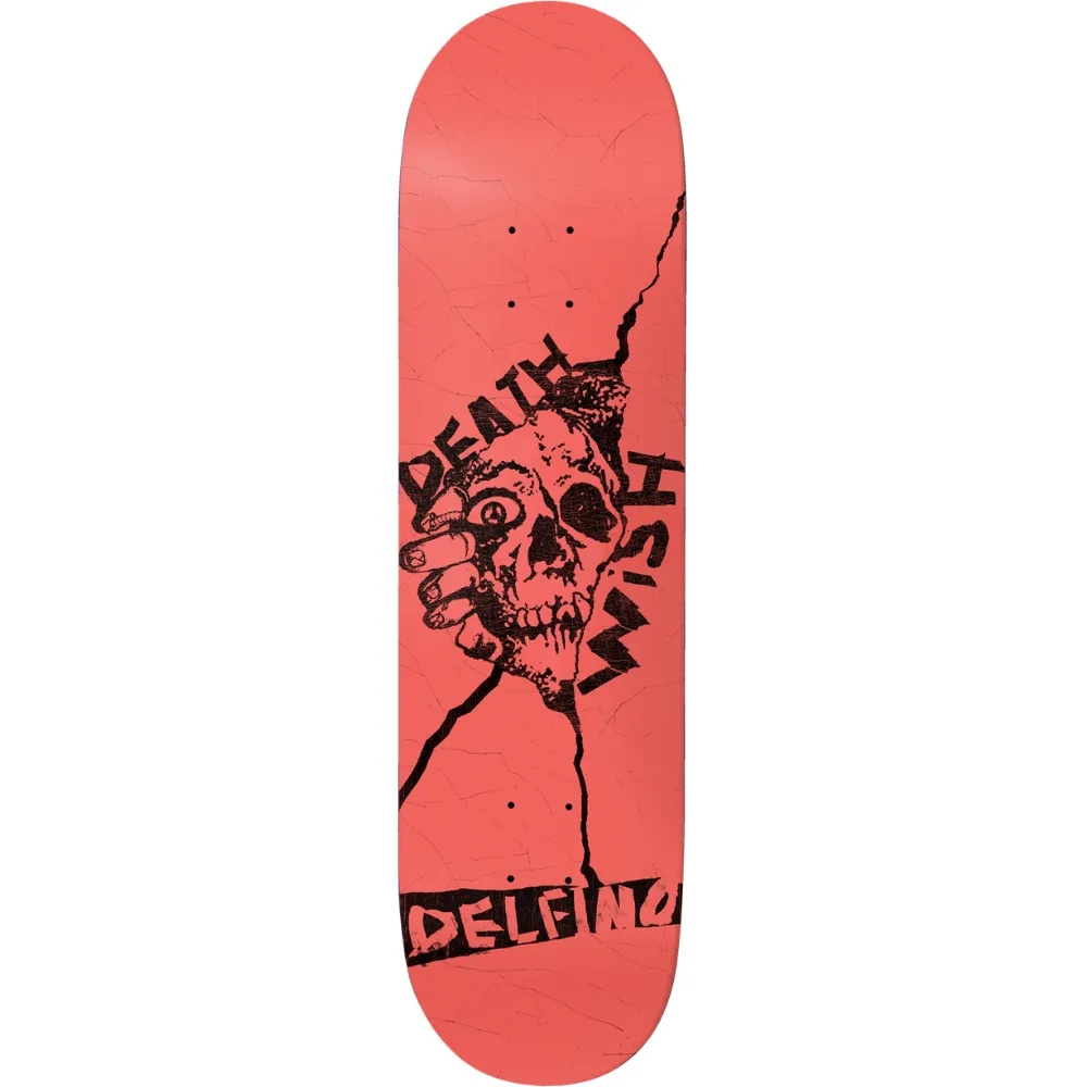 Deathwish Pedro Delfino Rot 8.5 Skateboard Deck