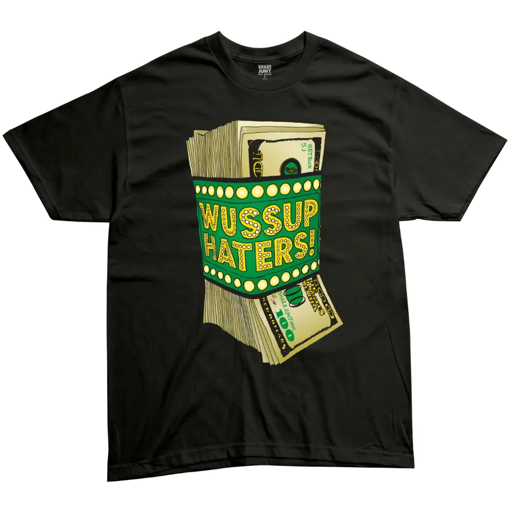 Shake Junt Money Talks Black T-Shirt [Size: L]