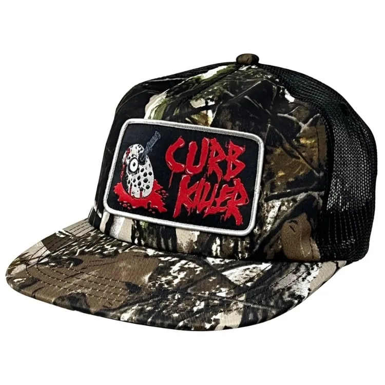 Heroin Curb Killer Camo Trucker Hat