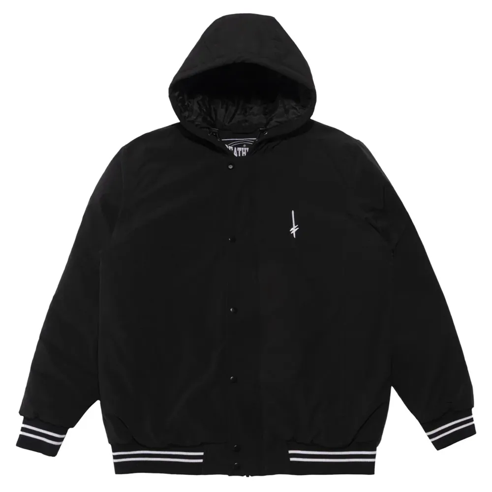 Deathwish Hometown Parka Black Jacket [Size: L]