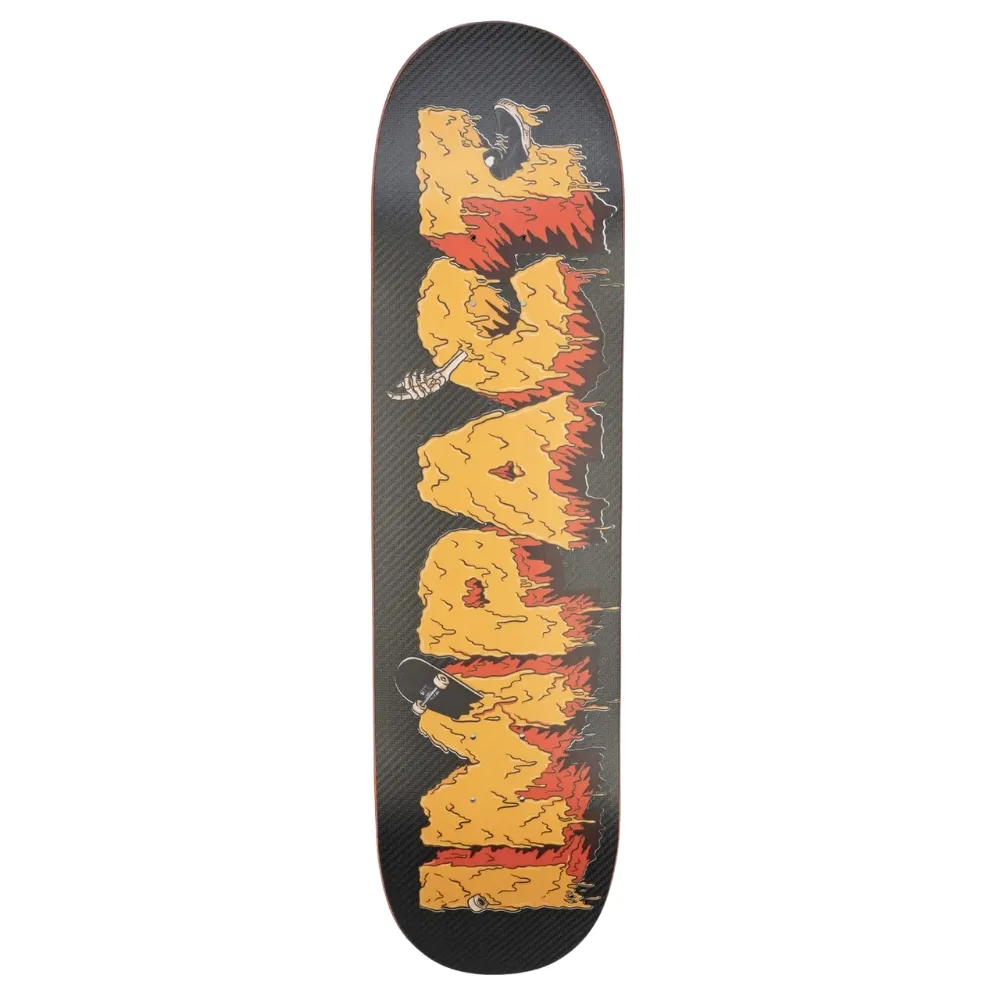 Impact XPU Orange Drip Standard 8.75 Skateboard Deck