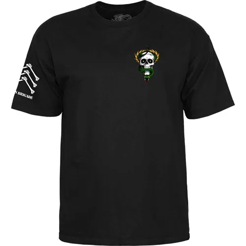 Powell Peralta Bones Brigade McGill 17th Series Black T-Shirt [Size: M]