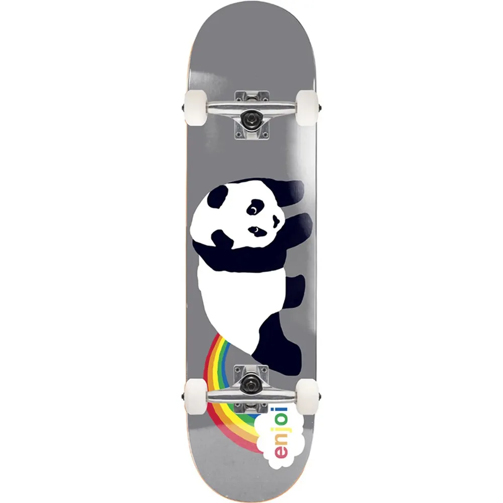 Enjoi Rainbow Fart Grey 7.5 Complete Skateboard