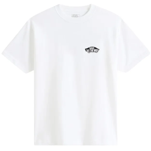 Vans Double Standard White Black T-Shirt [Size: L]