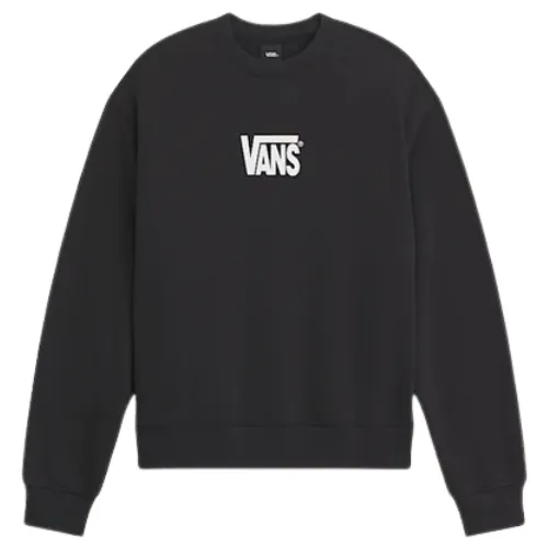 Vans Stretch Logo Black White Crew Jumper [Size: L]