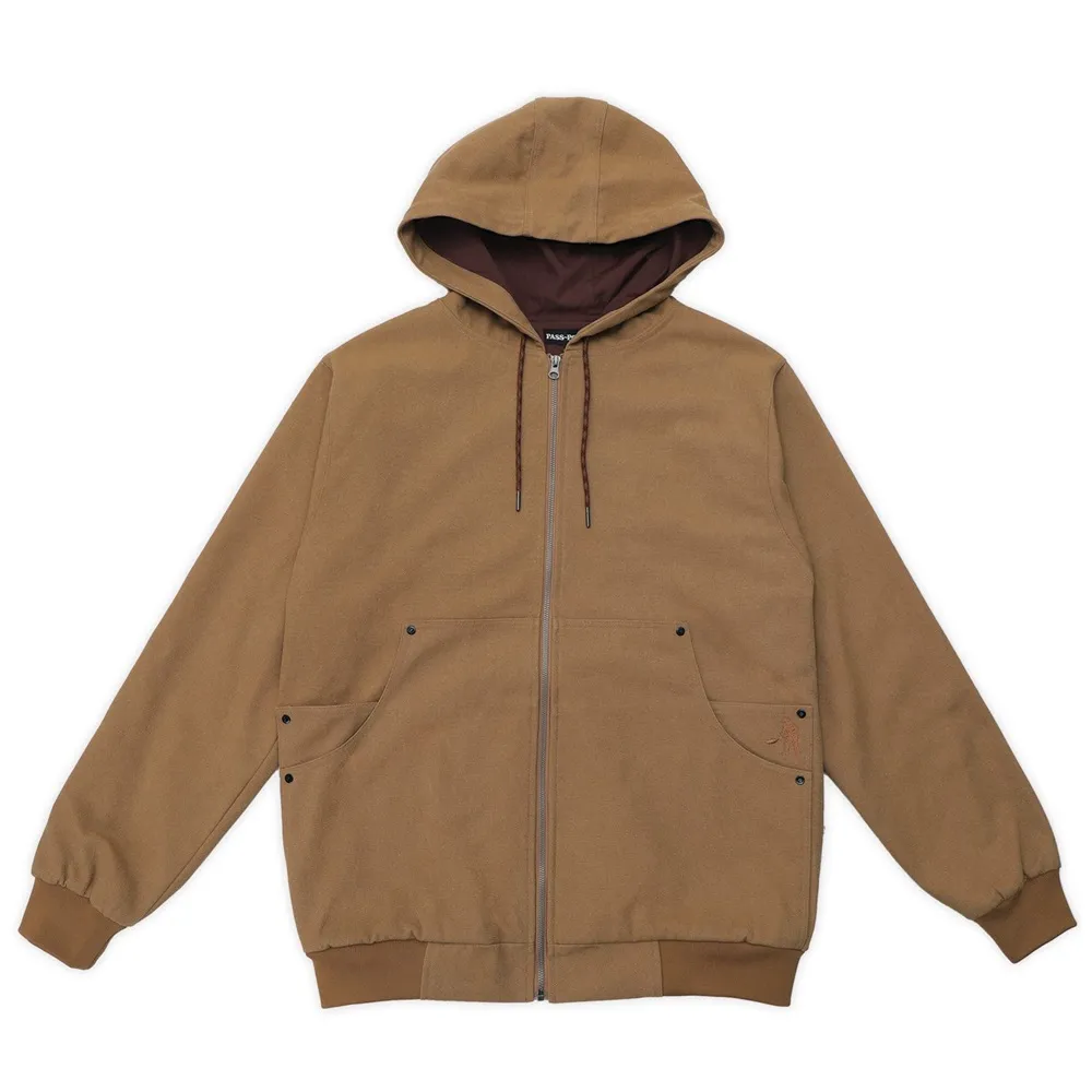 Passport Diggers Camel Zip Hoodie [Size: M]