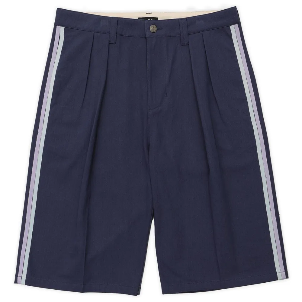 Passport Leagues Club Striped Navy Shorts [Size: 32]