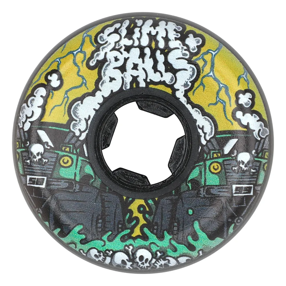 Slime Balls Accelerator Vomit Mini Black 99A 58mm Skateboard Wheels