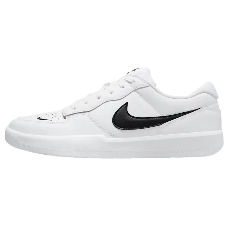 Nike SB Force 58 Premium White Black Mens Skate Shoes [Size: US 9]