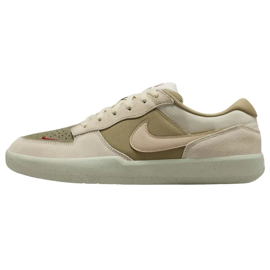 Nike SB Force 58 Coconut Milk Neutral Olive University Red Mens Skate Shoes [Size: US 9]