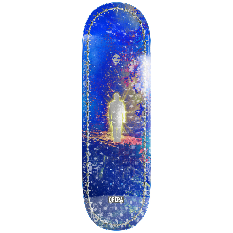Opera Radiate R7 Blue 10.0 Skateboard Deck