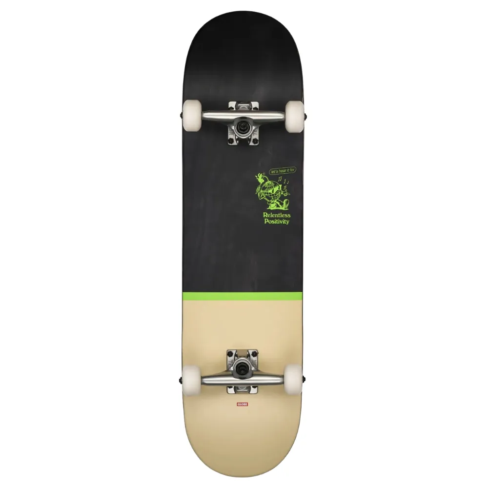 Globe G1 Posi Dip Black Green 8.25 Complete Skateboard