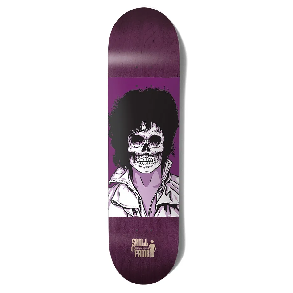 Girl Skull Of Fame Loveseat Simon Bannerot 9.0 Skateboard Deck