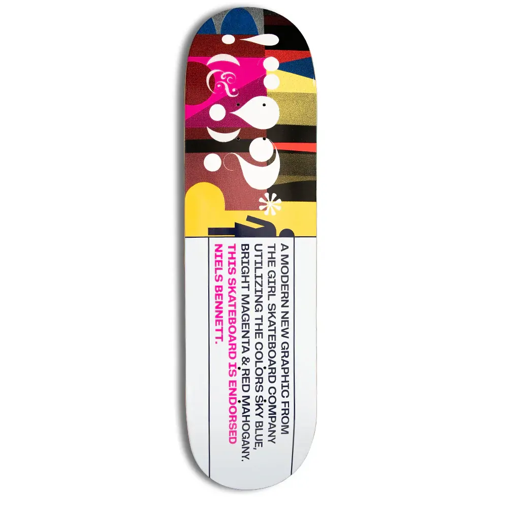 Girl Follies Niels Bennett 8.25 Skateboard Deck
