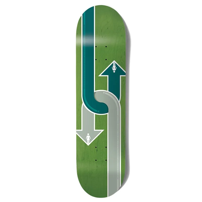 Girl Dual Directional Griffin Gass Twin 8.25 Skateboard Deck
