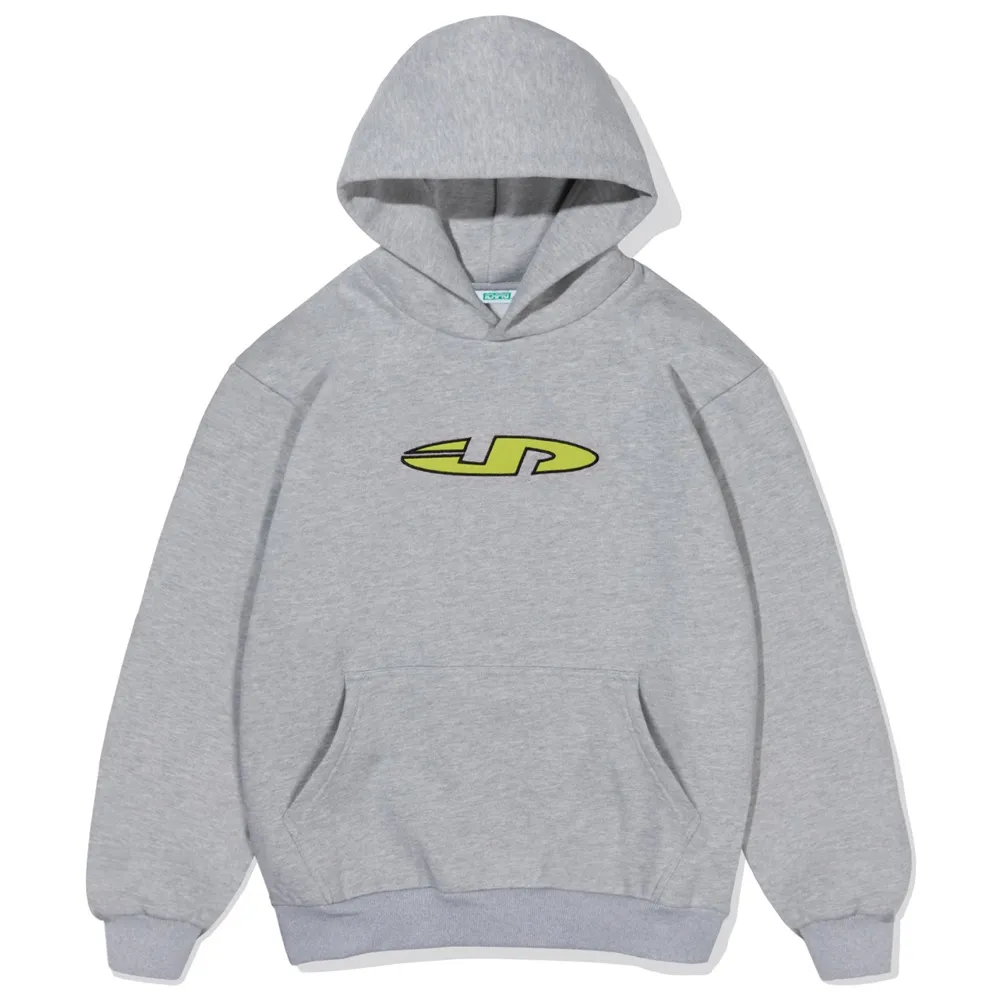 Ichpig Pulse Cordless Grey Marle Hoodie [Size: L]