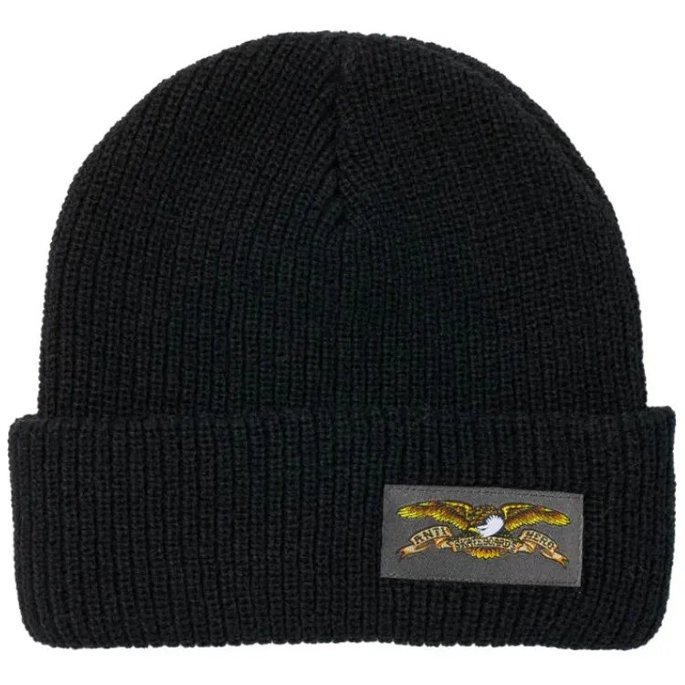 Anti Hero Full Eagle Label Black Beanie