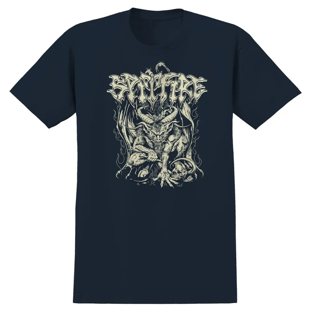 Spitfire Demon Redux Navy T-Shirt [Size: M]