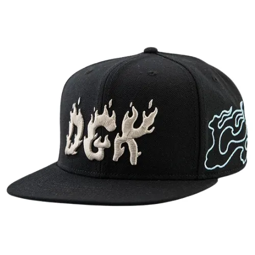 DGK Vapors Black Snapback Hat