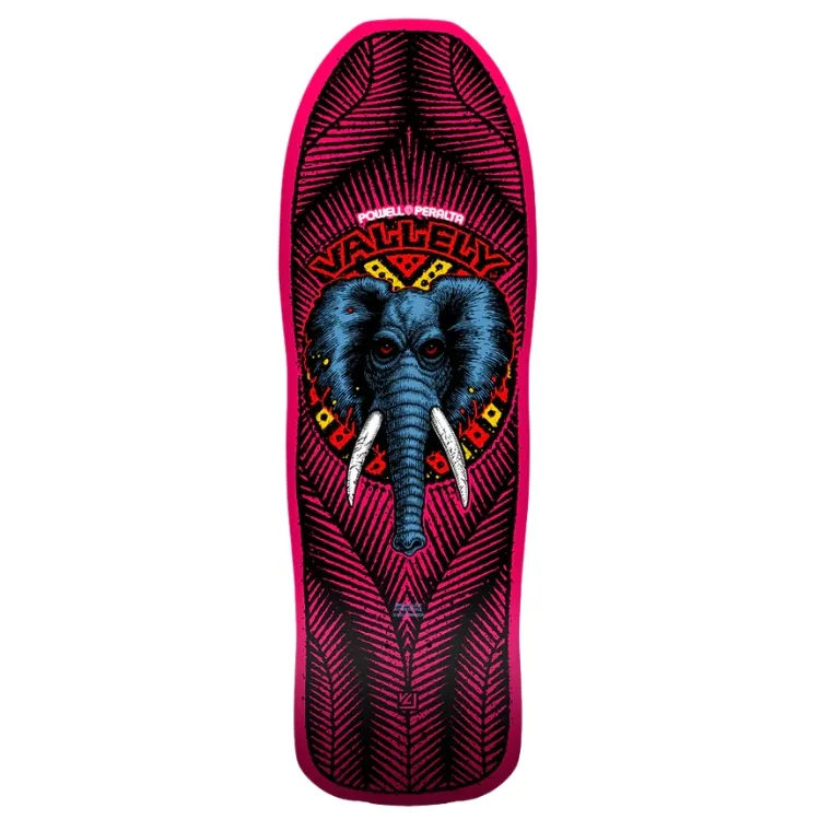 Powell Peralta Mike Vallely Elephant Pink 9.85 Skateboard Deck