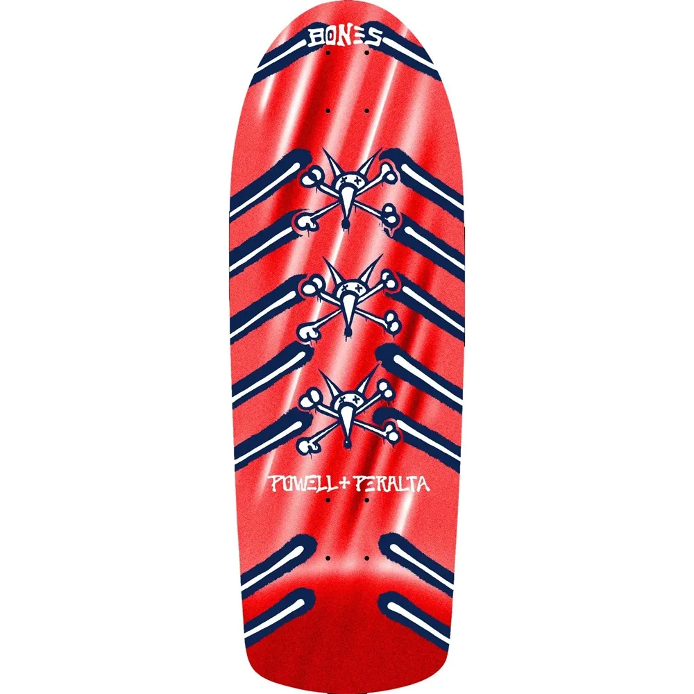 Powell Peralta Rat Bones OG Red Foil 10 Skateboard Deck