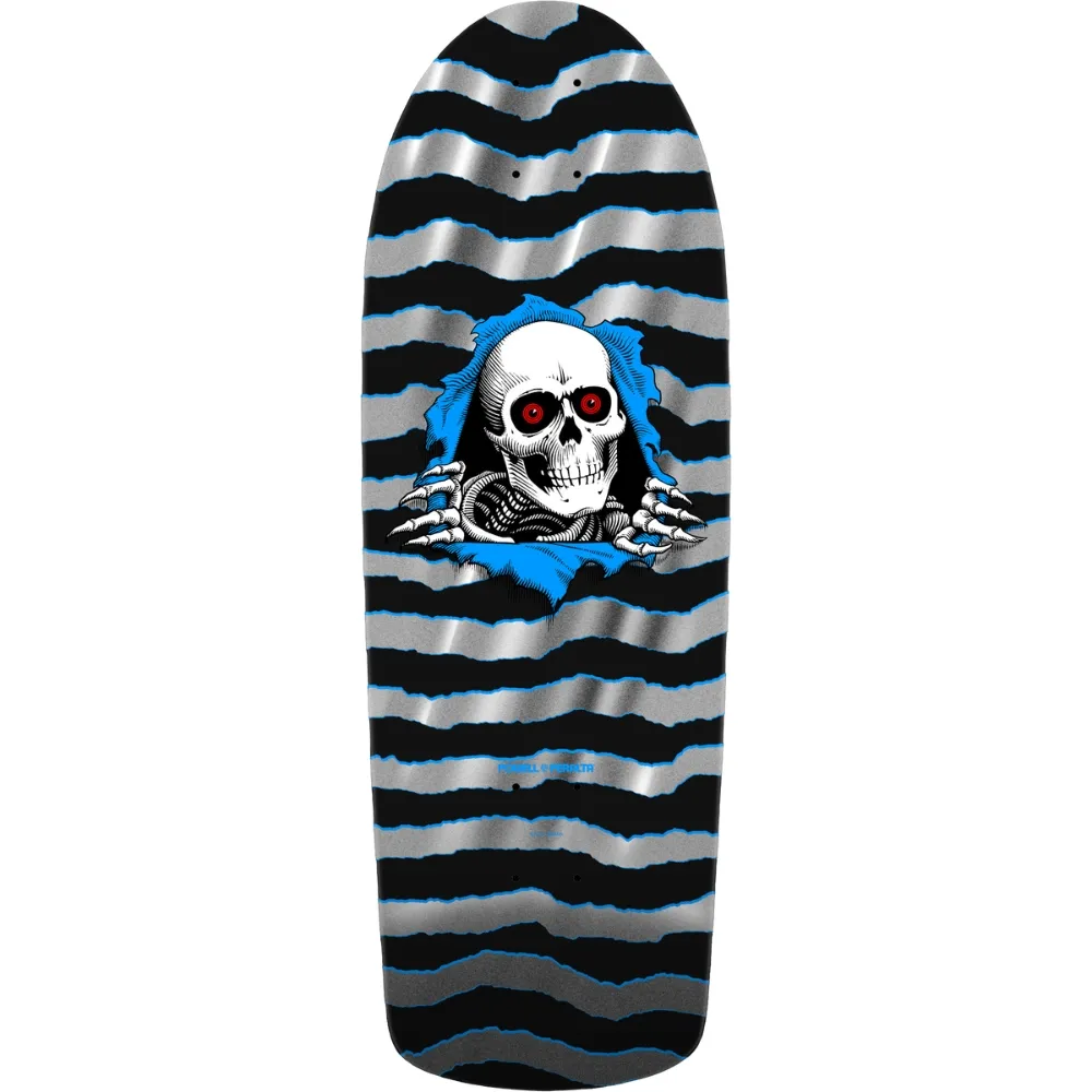 Powell Peralta Ripper OG Silver Foil 10.0 Skateboard Deck
