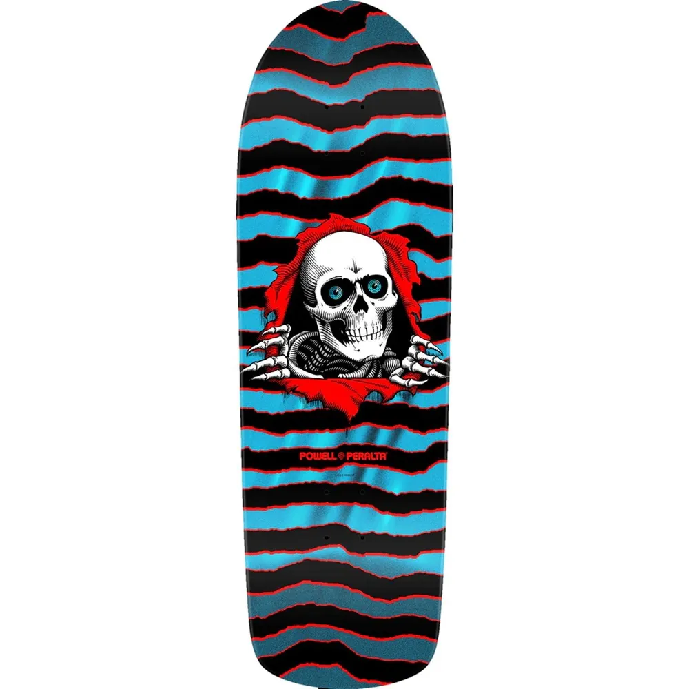 Powell Peralta Old School Ripper Red Blue Foil 9.89 Skateboard Deck