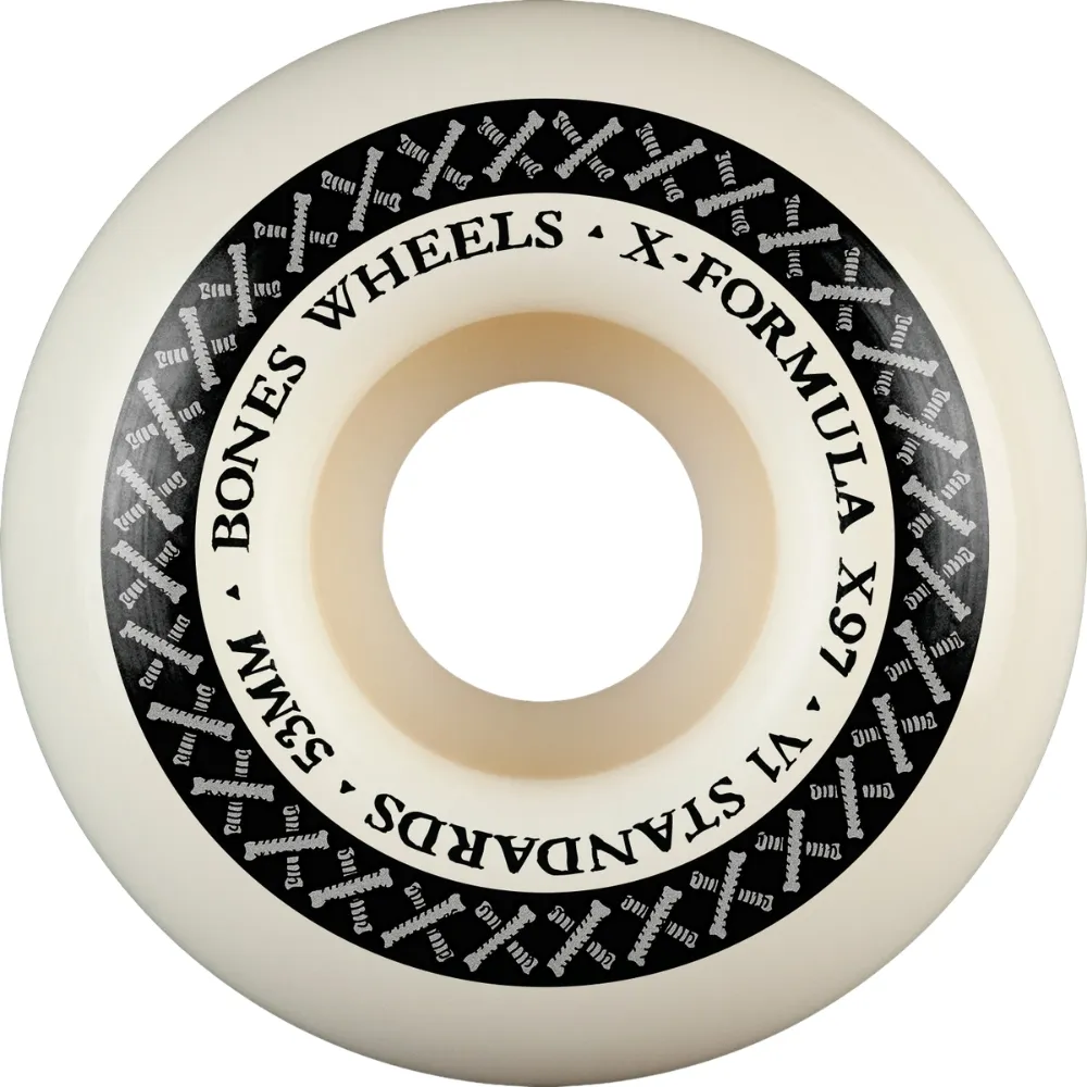 Bones X-Formula Standard V1 97A 53mm Skateboard Wheels