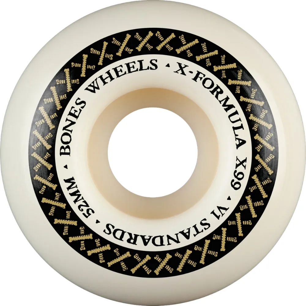 Bones X-Formula Standard V1 99A 52mm Skateboard Wheels