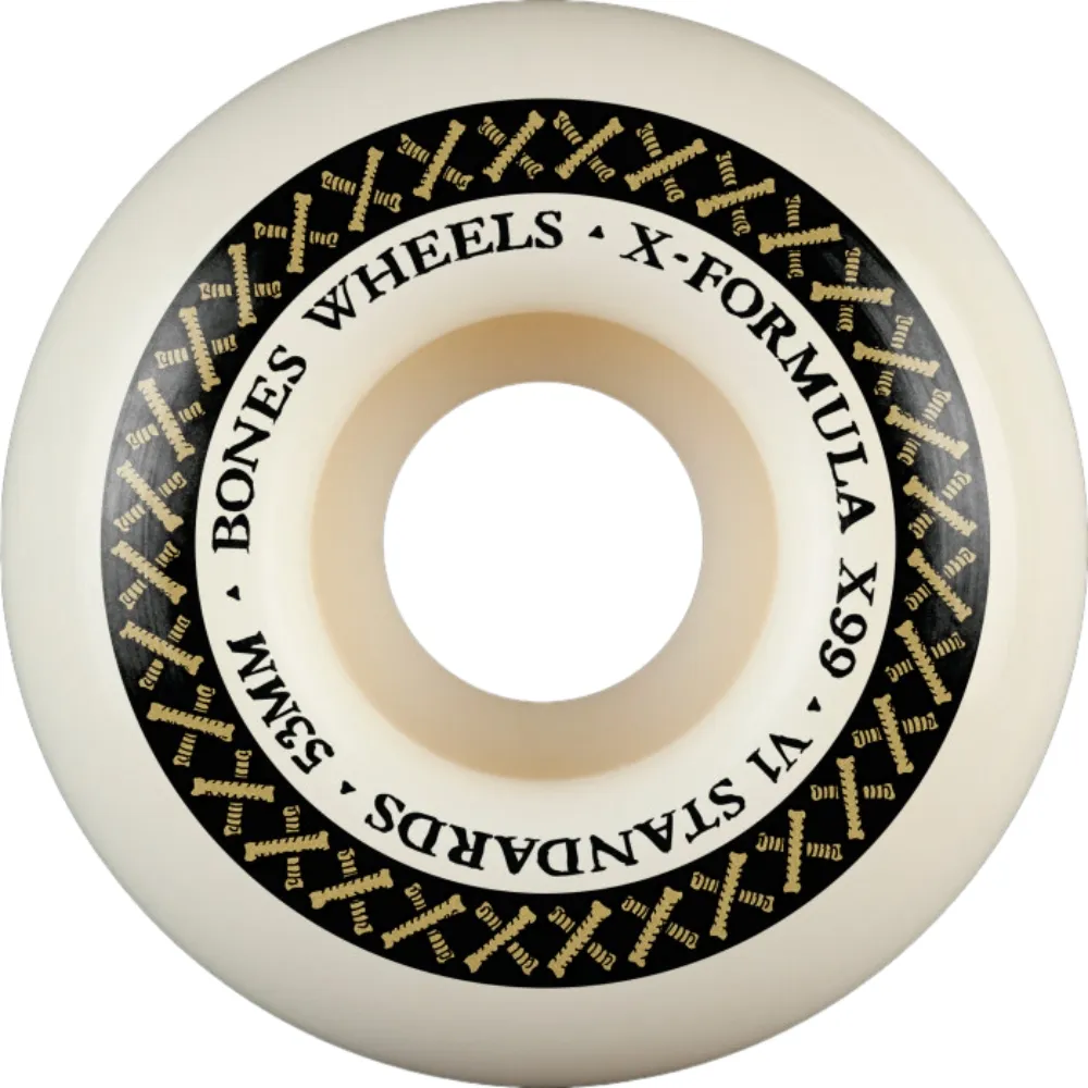 Bones X-Formula Standard V1 99A 53mm Skateboard Wheels