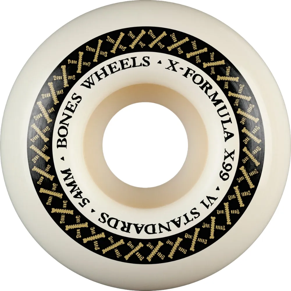Bones X-Formula Standard V1 99A 54mm Skateboard Wheels