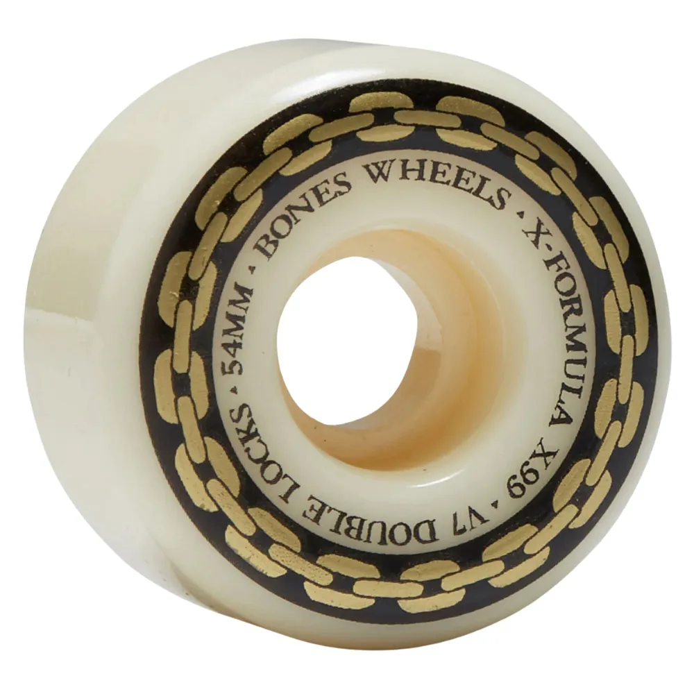 Bones X-Formula Chains Double Lock V7 99A 54mm Skateboard Wheels