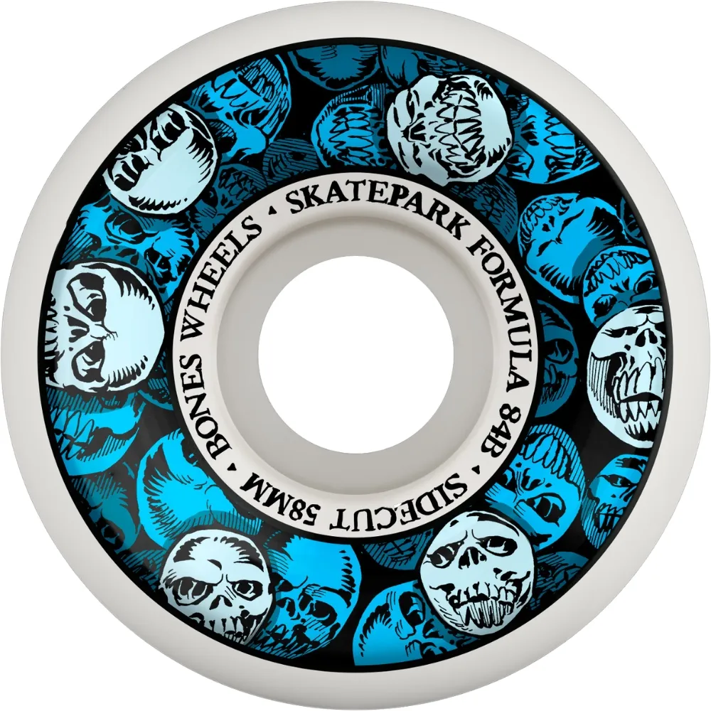 Bones Skatepark Formula SPF 84B 58mm Skateboard Wheels