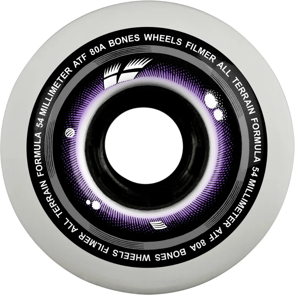 Bones Filmers ATF 80A 54mm Skateboard Wheels