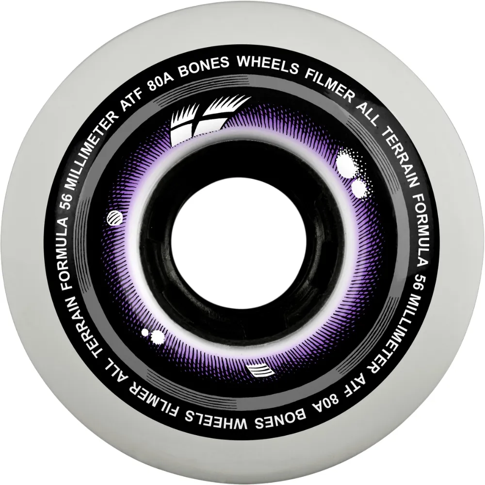 Bones Filmers ATF 80A 56mm Skateboard Wheels