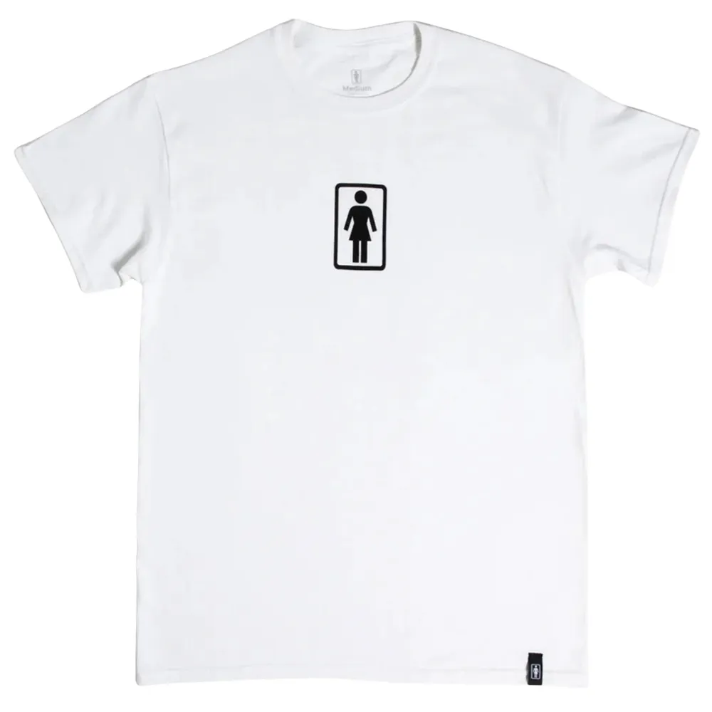 Girl Classic OG White T-Shirt [Size: L]