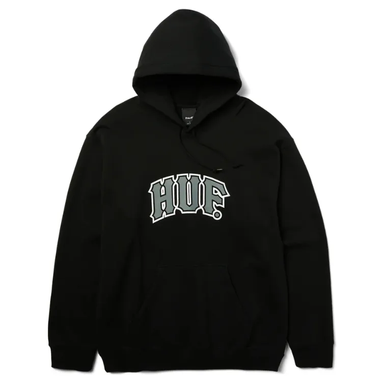 HUF Classic Arch Black Hoodie [Size: M]