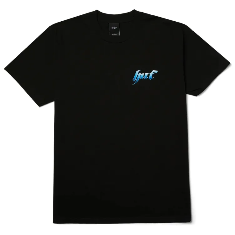 HUF Sector Black T-Shirt [Size: M]