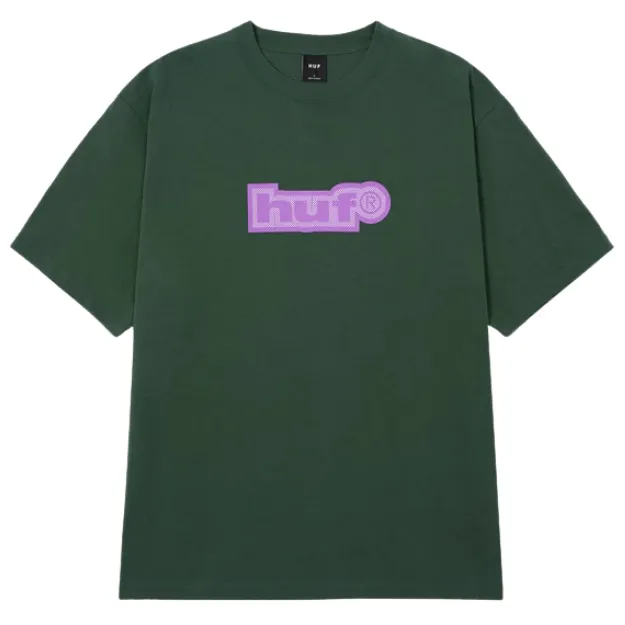 HUF 89 Outline Forest Green T-Shirt [Size: M]