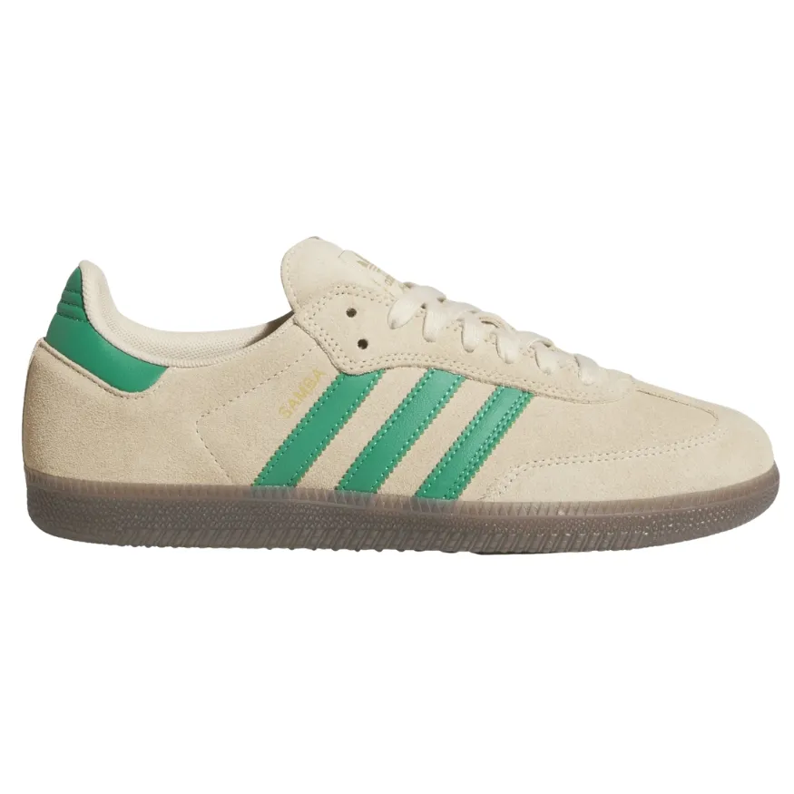 Adidas Samba ADV Sand Strata Green Gum Shoes [Size: US 9]