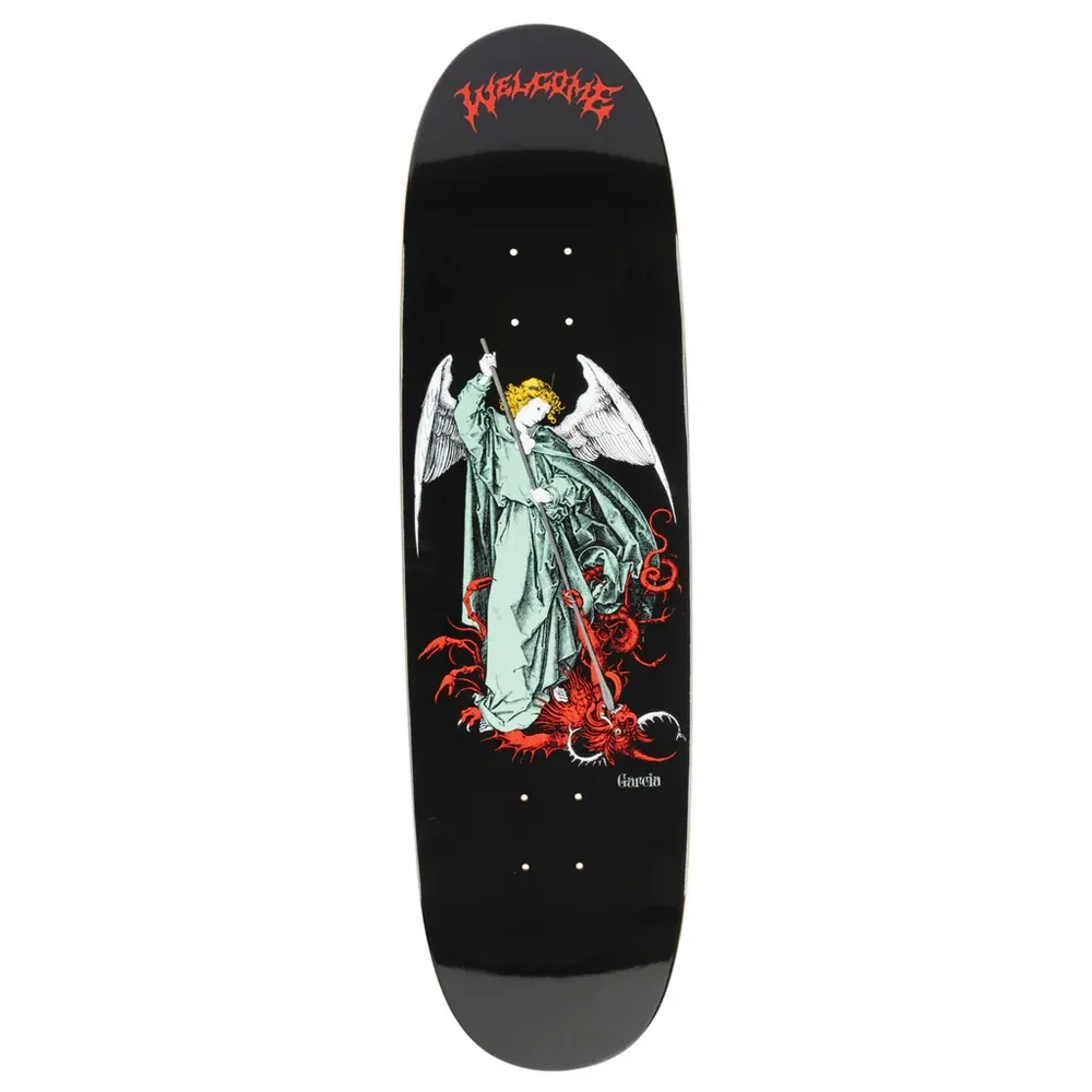 Welcome Nick Garcia Spear On Son Of Boline Black 8.8 Skateboard Deck