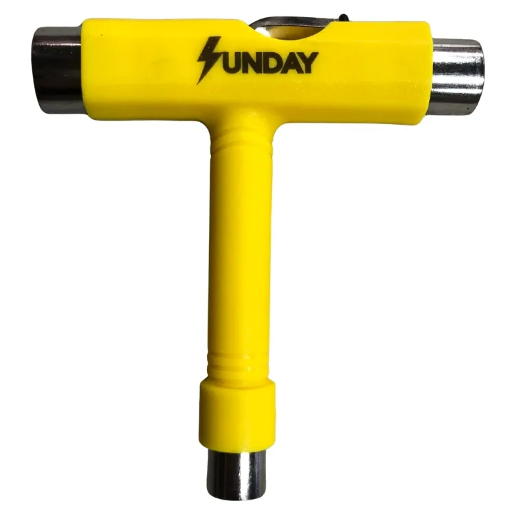 Sunday Hardware Yellow Skateboard T Tool