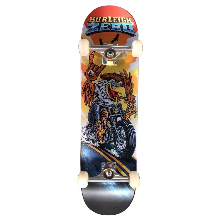 Kick Push Zero Rockin Eagle Burleigh 8.5 Custom Complete Skateboard