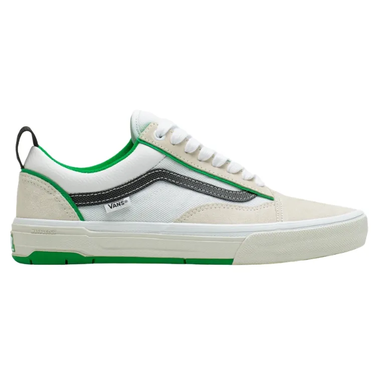 Vans Skate Old Skool Wafflecup White Green Shoes [Size: US 9]