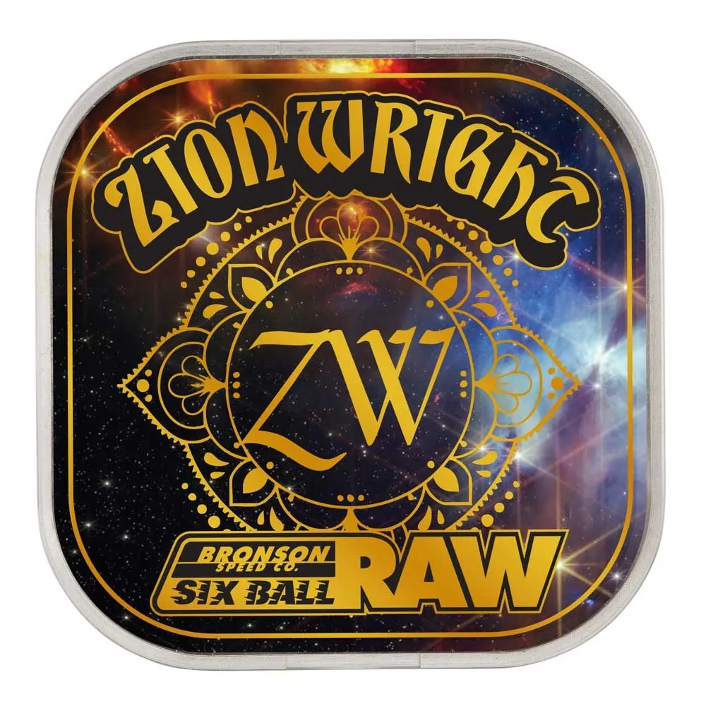 Bronson Zion Wright Pro 6 Ball Raw 8Pk Skateboard Bearings