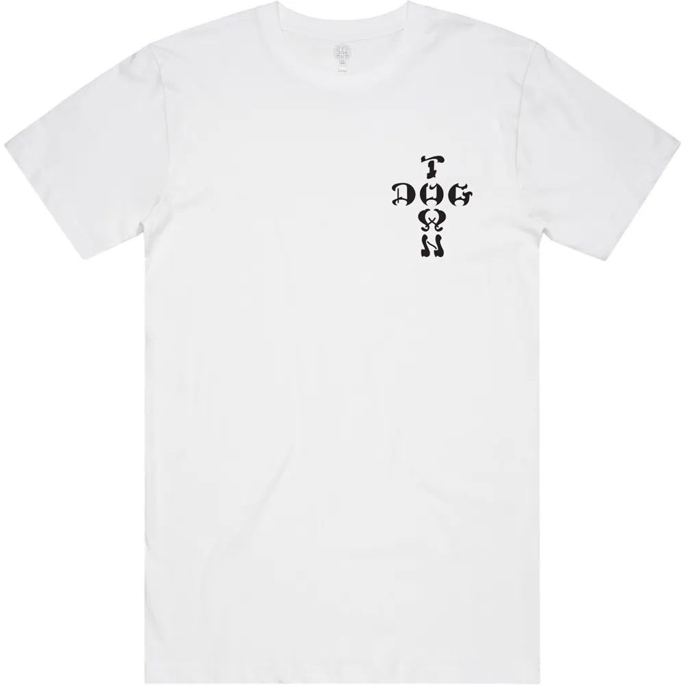 Dogtown Eric Dressen Hands 80s White T-Shirt [Size: XL]