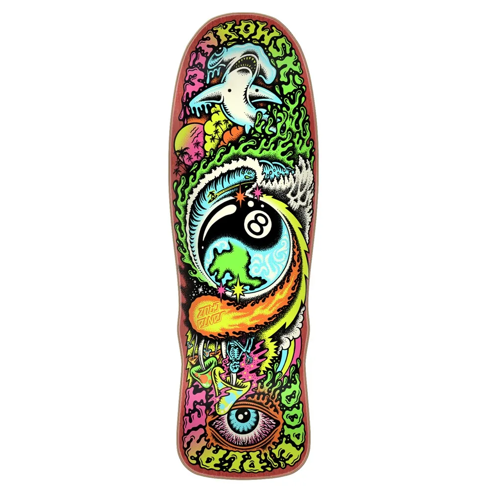 Santa Cruz Winkowski Dope Planet Micro Freaks Red 8.75 Skateboard Deck