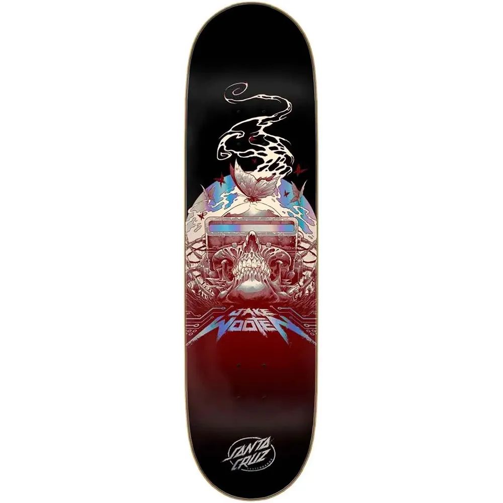 Santa Cruz Wooten Cyber Black VX 8.5 Skateboard Deck