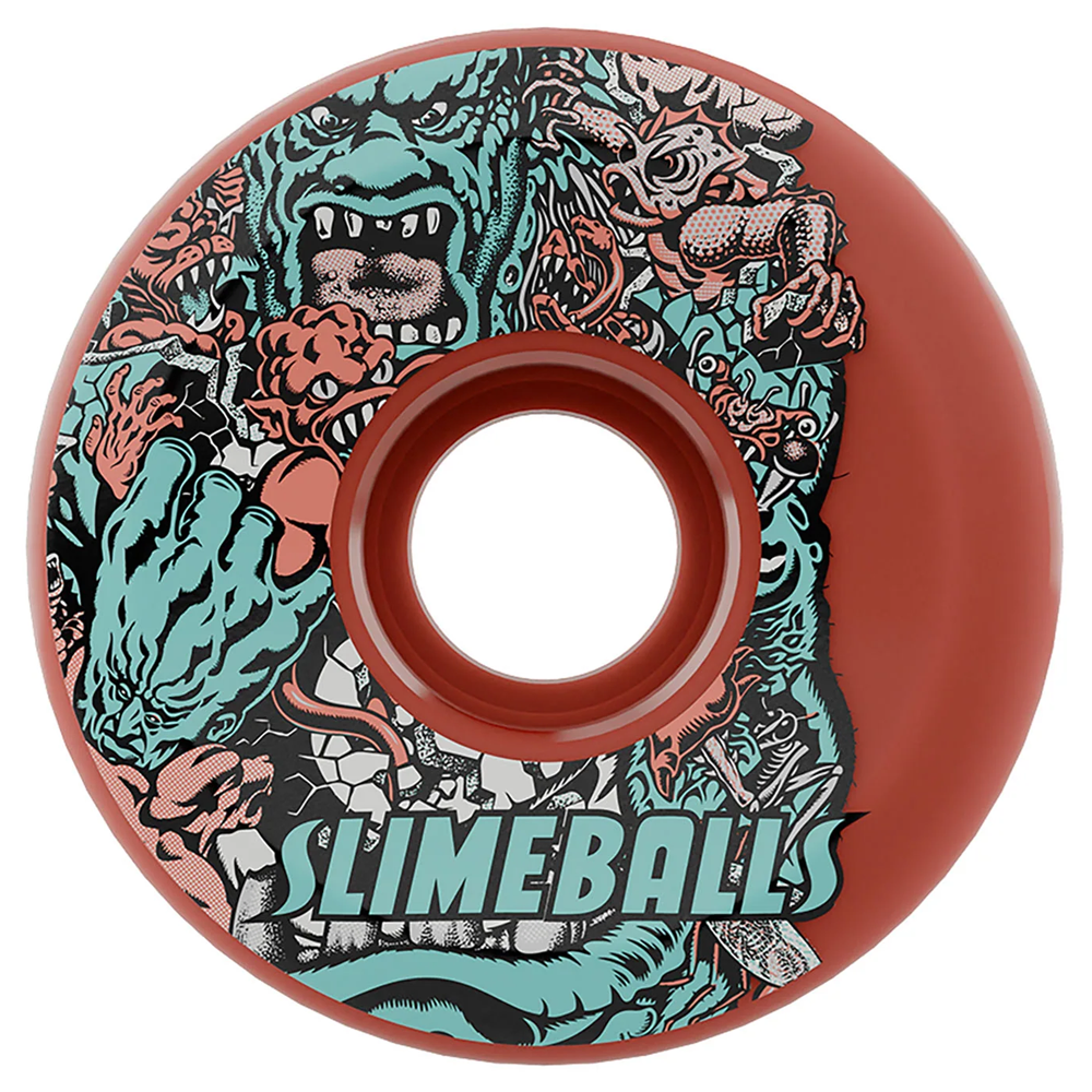 Slime Balls Rob Roskopp Five Reissue OG Slime Pink 78A 60mm Skateboard Wheels