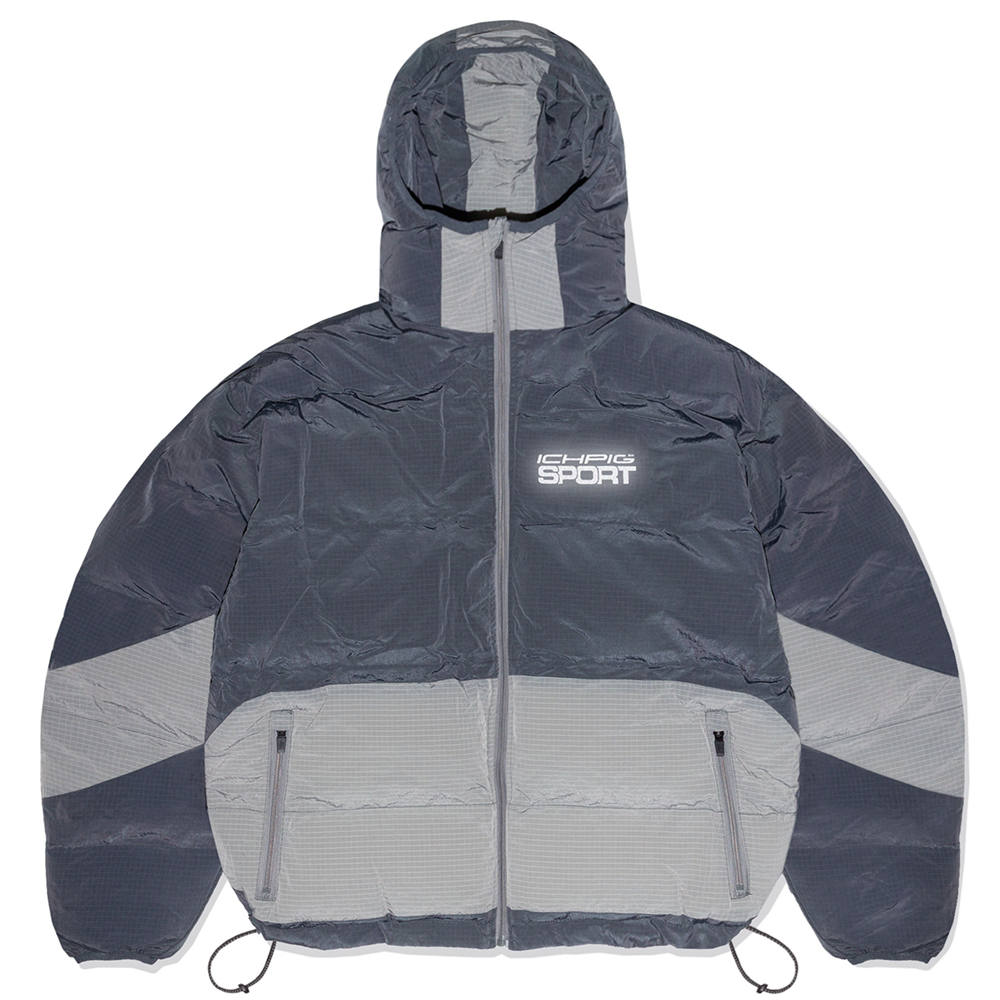 Ichpig Sportsline Midnight Blue Puffer Jacket [Size: L]
